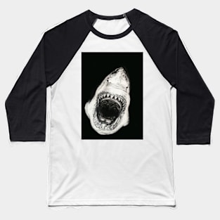 White Shark Baseball T-Shirt